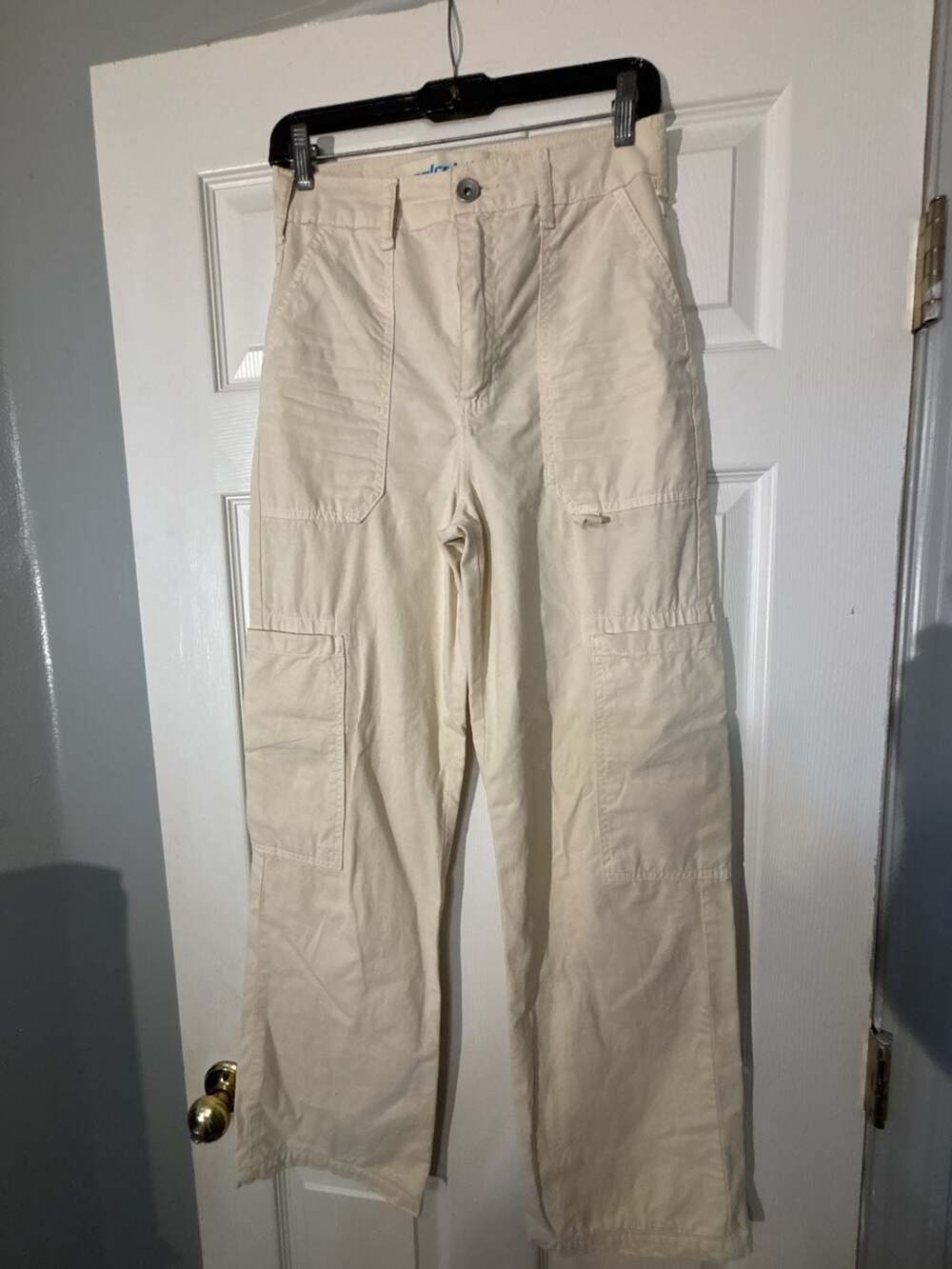 Colcci Jeans Cream Utility Cargo Pants